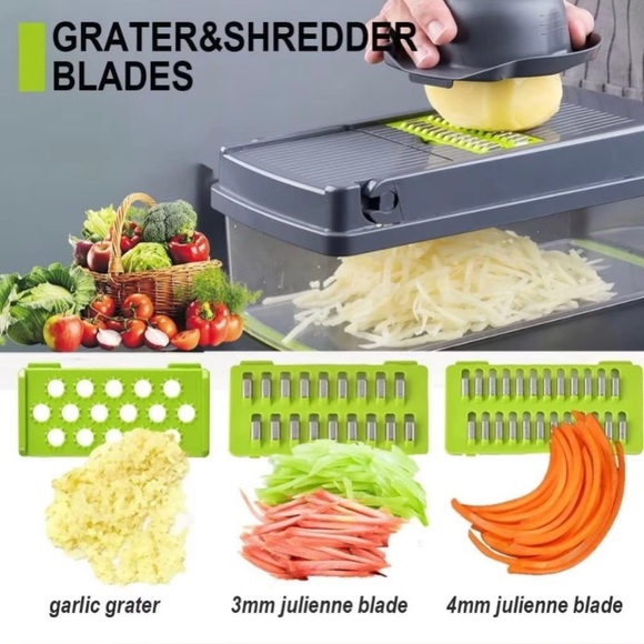 Vegetable chopper, mandoline slicer - Picture 3 of 9